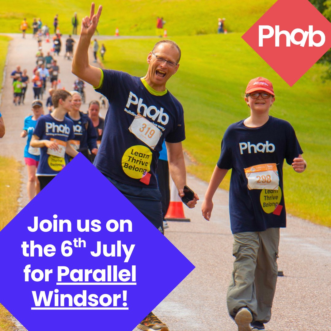 phab_charity's tweet image. 2 months today we are heading back to @ParallelGlobal at Windsor Great Park, and we’d love you to join us! 🎉

Events all fully accessible: 10k, 5k, 1k, Sensory 1k or 100m 🏃‍♂️♿

Live music, food, games &amp;amp; more! 🎶🌭

Raise money #ForPhab and join us! 👇📲

phablimited.beaconforms.com/form/bc4ce968?…