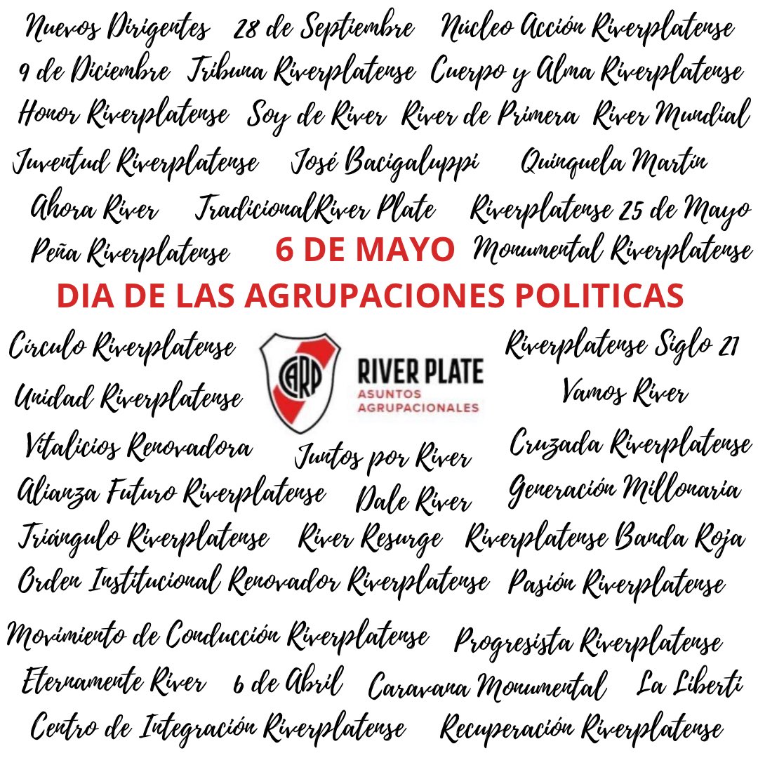 Asuntos Agrupacionales CARP tweet media