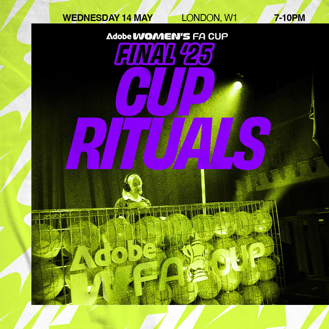 🚨 Enter now for a chance to win x2 tickets to the #AdobeWomensFACup Cup pre-Final event 🚨

We'll be celebrating everything that makes the competition unique and some of the rituals that unite the game ahead of the Final 🏆

Like this post and tag a friend to bring with you,