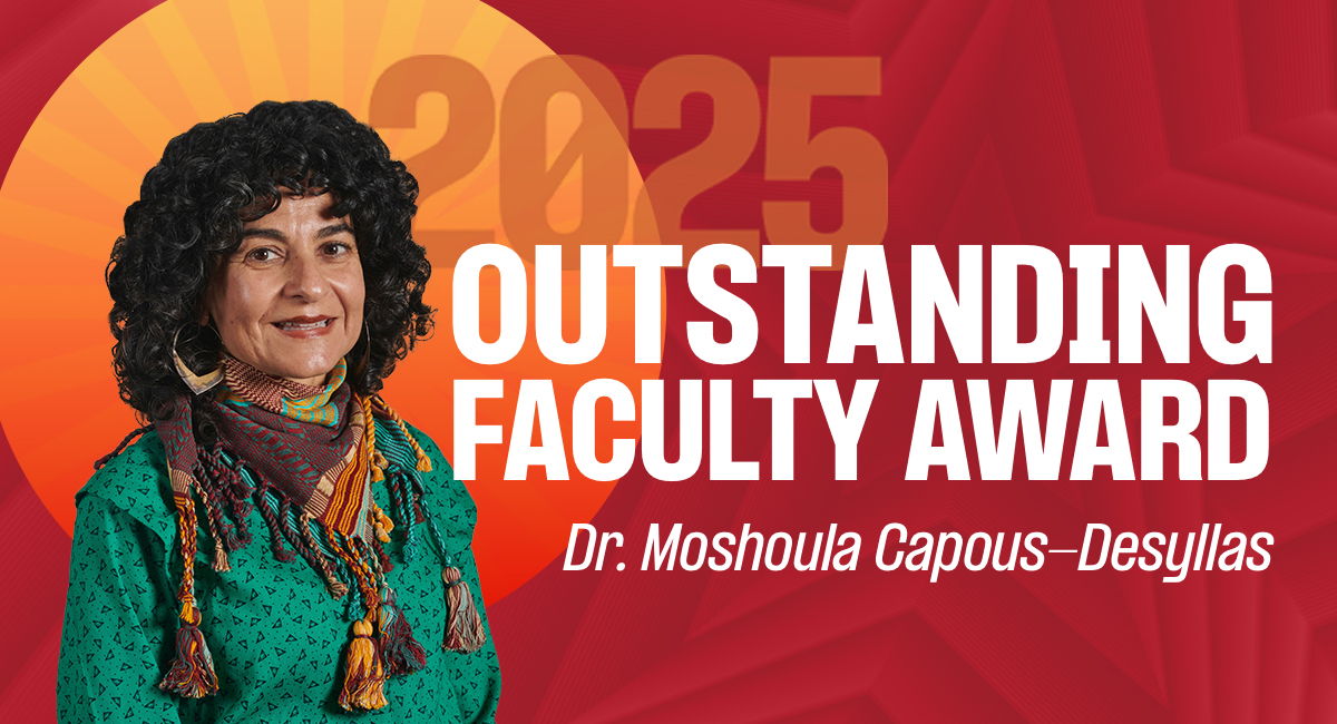 csun_tseng's tweet image. Dr. Moshoula Capous-Desyllas has been named CSUN’s 2025 Outstanding Faculty Award winner.

She’s a social justice scholar, arts-based researcher, and teaches SOC 356 in our online Public Sector Management program.

Explore the program: go.csun.edu/psm

#CSUN