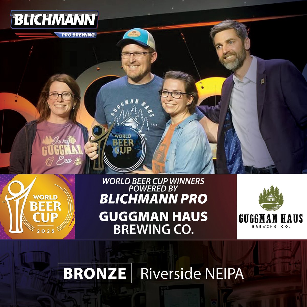 🏆 Join us in celebrating the 2025 World Beer Cup winners-especially our Blichmann Pro partners:
🍻 Grand Junction Brewing
🍻 Guggman Haus Brewing
🍻 Primeval Brewing
Cheers to you and your award-winning craft!
#WorldBeerCup2025 #BetterwithBlichmann