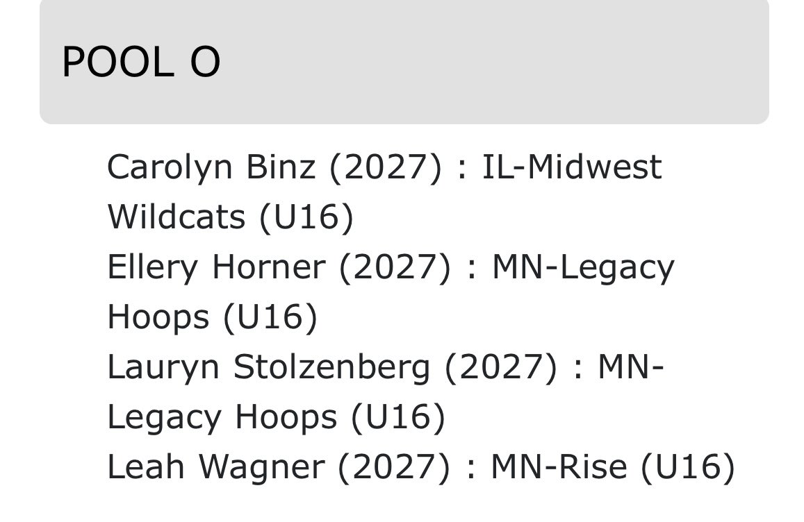 Congrats to our 16U Elite E40 players <a href="/ElleryHorner/">Ellery Horner</a> &amp; <a href="/lstolzenberg27/">Lauryn Stolzenberg</a> for making the All Star team at the Windy City Classic. 🔥🔥 great work ladies! 🖤🧡🩵 #LegacyHoops #MoreThanBasketball #Family

Ellery Horner
hudl.com/video/3/213648…

Lauryn Stolzenberg
hudl.com/video/3/214159…