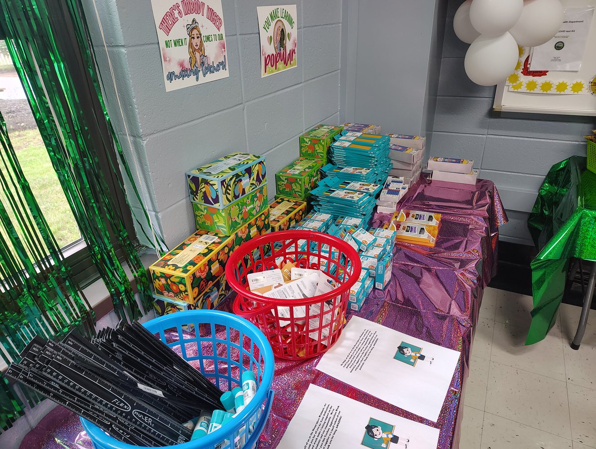 Thank you to Our Wonderful <a href="/PtoTinc/">Tinc Road PTO</a> and Mt. Olive <a href="/Walmart/">Walmart</a> for sponsoring today's Teacher Appreciation Gifts to our Faculty and Staff! What an outstanding display!