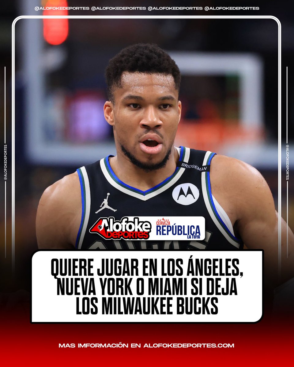 Reportan que si Giannis Antetokounmpo abandona Milwaukee, sus destinos preferidos incluyen Los Ángeles, Nueva York o Miami, según <a href="/HowardBeck/">@howardbeck.bsky.social</a> 
en el programa de  <a href="/ZachLowe_NBA/">Zach Lowe</a>