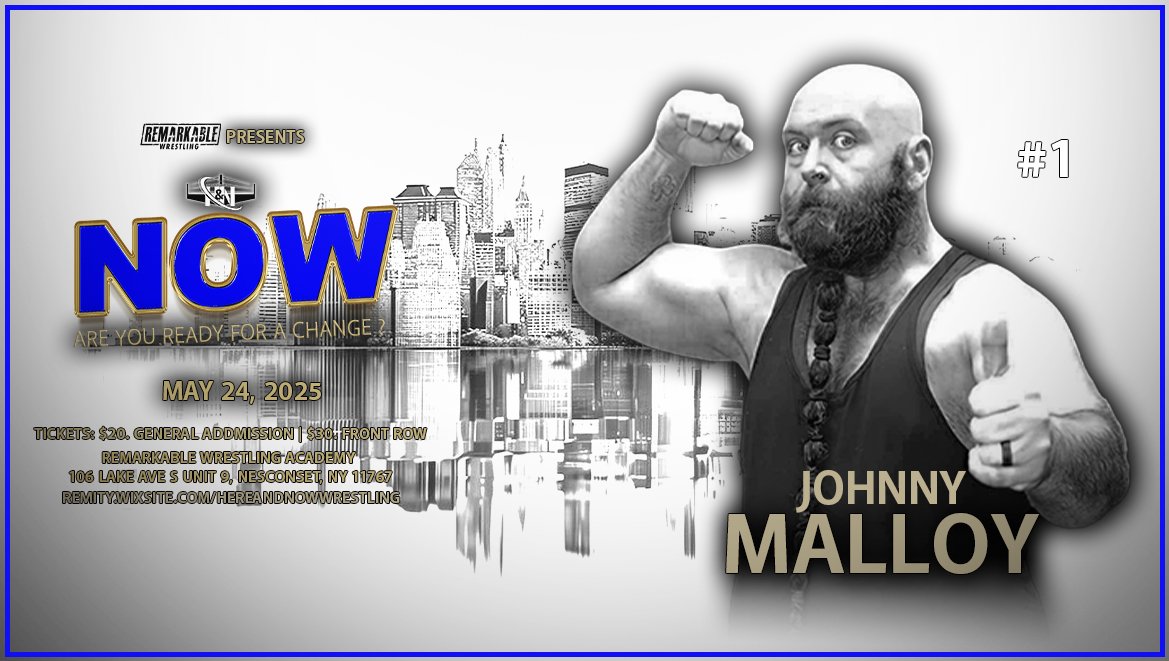 HnNWrestling25's tweet photo. The first participle in the Lucky 13 Battle Royale is Johnny Malloy 

Get your tickets now! 
https://t.co/4Mtn4fbsJ8 https://t.co/B4qu1jC7Nm