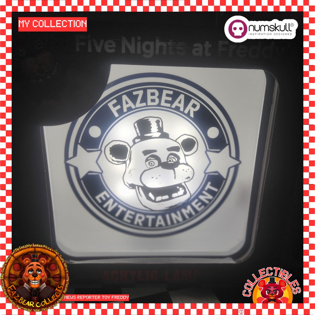 FazBearCollects (@fazbearcollects) on Twitter photo 🐻🎤🍕Got the brand new acrylic lamp made by <a href="/NumskullDesigns/">Numskull Designs</a> the makers of tubbz it has a 3d effect making freddy stand out in the middle!!🍕🎤🐻
#fnaf #fivenightsatfreddys #scottcawthon #fnafnews #fnafmerch #numskull 🐻🎤🍕Got the brand new acrylic lamp made by <a href="/NumskullDesigns/">Numskull Designs</a> the makers of tubbz it has a 3d effect making freddy stand out in the middle!!🍕🎤🐻
#fnaf #fivenightsatfreddys #scottcawthon #fnafnews #fnafmerch #numskull