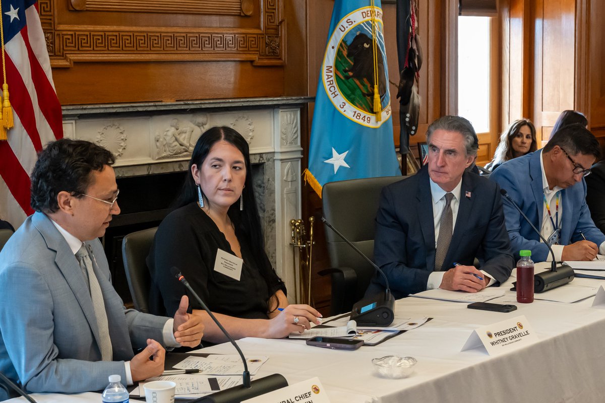 Indian Affairs (@usindianaffairs) on Twitter photo This week, the Secretary’s Tribal Advisory Committee is meeting in Washington, D.C., to share information and provide advice to <a href="/SecretaryBurgum/">Secretary Doug Burgum</a>, part of <a href="/Interior/">US Department of the Interior</a>'s ongoing efforts to collaborate with tribal leaders on critical issues and address the urgent challenges facing This week, the Secretary’s Tribal Advisory Committee is meeting in Washington, D.C., to share information and provide advice to <a href="/SecretaryBurgum/">Secretary Doug Burgum</a>, part of <a href="/Interior/">US Department of the Interior</a>'s ongoing efforts to collaborate with tribal leaders on critical issues and address the urgent challenges facing