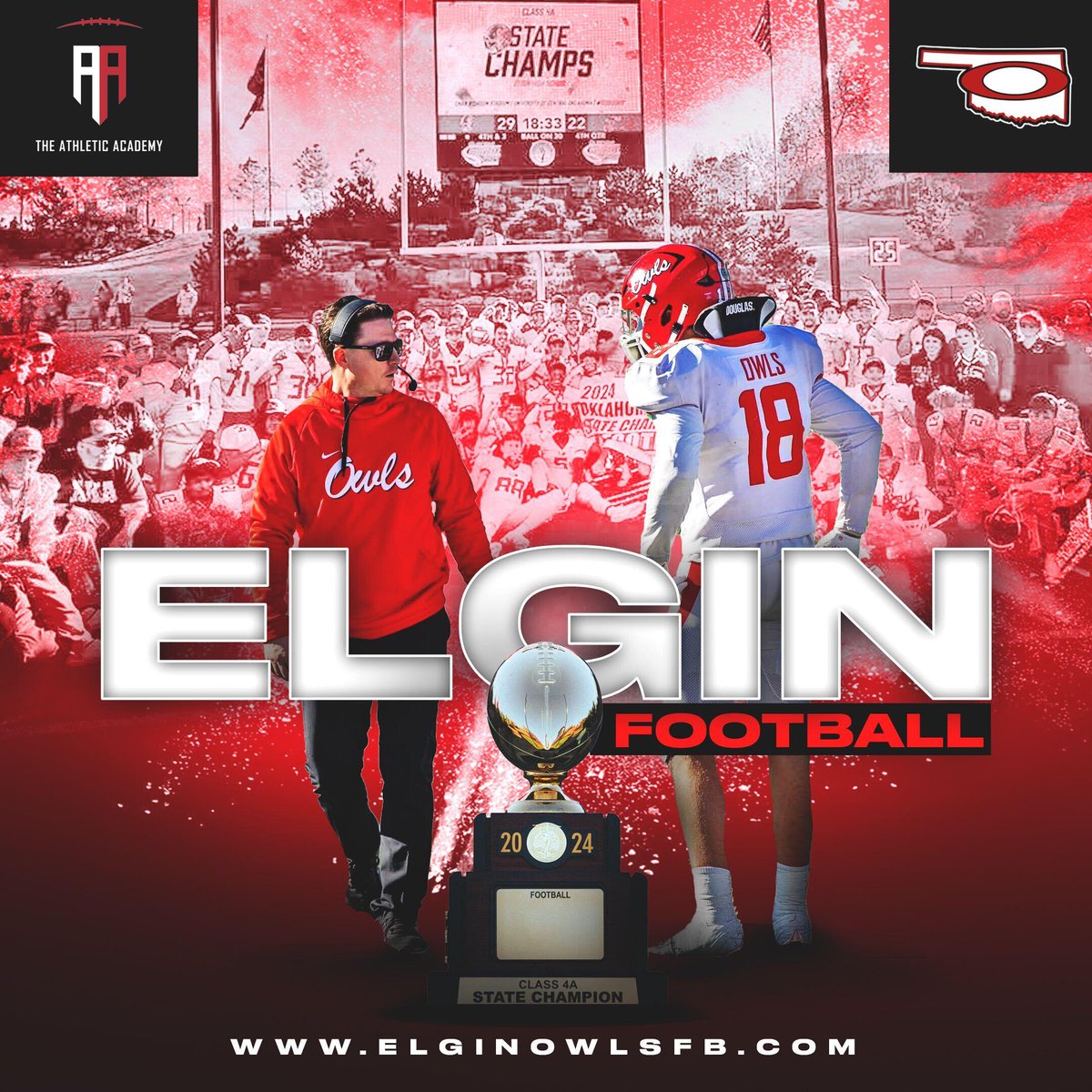 The Athletic Academy (@ath_dynasty) on Twitter photo Check out the recruiting platform and prospect list for Elgin Football (OK) located in Elgin, Oklahoma! <a href="/ElginOwlsFB/">Elgin Football</a> <a href="/Wyatt_3/">Coach Wyatt</a>
elginowlsfb.com Check out the recruiting platform and prospect list for Elgin Football (OK) located in Elgin, Oklahoma! <a href="/ElginOwlsFB/">Elgin Football</a> <a href="/Wyatt_3/">Coach Wyatt</a>
elginowlsfb.com