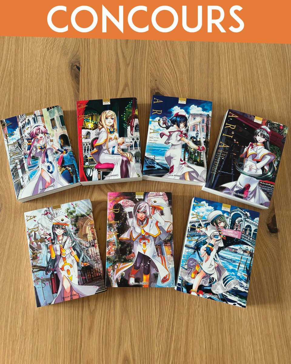 [ CONCOURS ] Pour célébrer la réimpression d'"Aria The Masterpiece", on met en jeu la série complète ! 🤩

Pour participer :
RT + Follow @Ki_oon_editions
Dites-nous quelle est votre couverture préférée ?

TAS le 14 mai