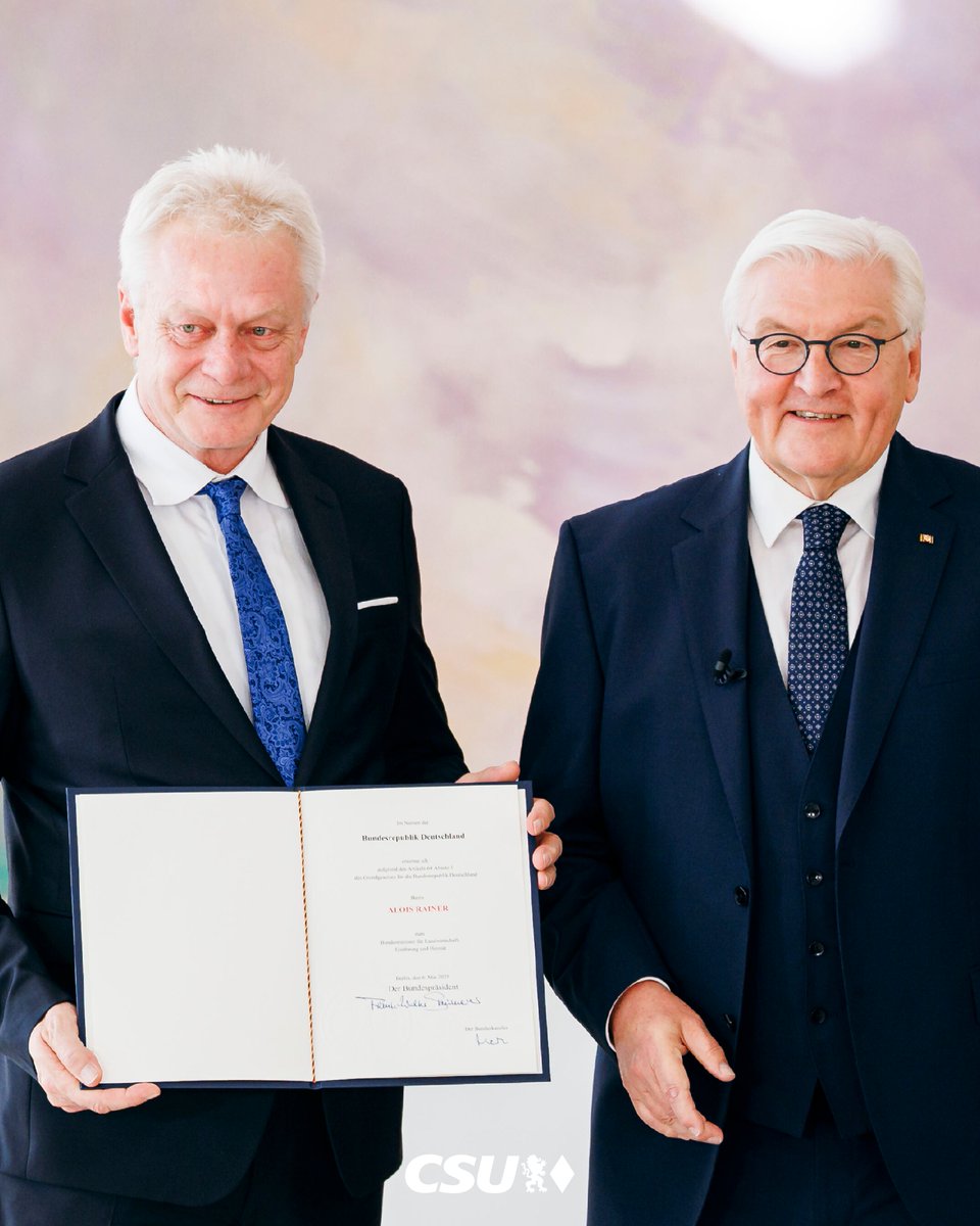 Herzlichen Glückwunsch an Alexander Dobrindt, Dorothee Bär und Alois Rainer zur Ernennung als Bundesminister! Viel Erfolg!
