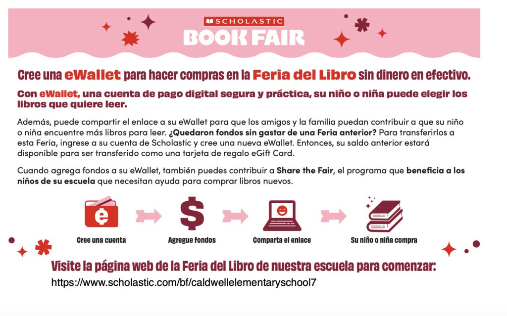 It's Book Fair Week! Make shopping easy and create an eWallet!