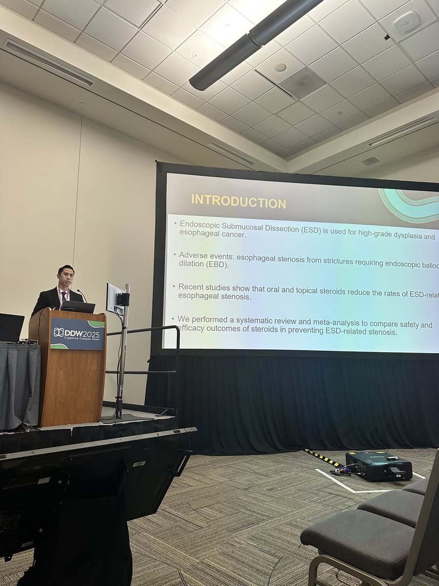 Magnus Chun M.D. (@chunmagnus) on Twitter photo Thank you #DDW and <a href="/ASGEendoscopy/">ASGE GI Endoscopy</a> for the invitation to speak regarding our study on efficacy and safety outcomes of steroids post-ESD to prevent stenosis. Had a great time networking and learning!
<a href="/DouglasAdlerMD/">Douglas G. Adler MD, FASGE, FACG, AGAF</a>
<a href="/DarylRamai/">Daryl Ramai, MD, MPH, MSc.</a>
<a href="/sneh_sonaiya/">Sneh Sonaiya, MD</a>
<a href="/unlvmedicine/">Kirk Kerkorian School of Medicine at UNLV</a>
<a href="/CreightonGI/">Creighton GI Fellowship</a> Thank you #DDW and <a href="/ASGEendoscopy/">ASGE GI Endoscopy</a> for the invitation to speak regarding our study on efficacy and safety outcomes of steroids post-ESD to prevent stenosis. Had a great time networking and learning!
<a href="/DouglasAdlerMD/">Douglas G. Adler MD, FASGE, FACG, AGAF</a>
<a href="/DarylRamai/">Daryl Ramai, MD, MPH, MSc.</a>
<a href="/sneh_sonaiya/">Sneh Sonaiya, MD</a>
<a href="/unlvmedicine/">Kirk Kerkorian School of Medicine at UNLV</a>
<a href="/CreightonGI/">Creighton GI Fellowship</a>