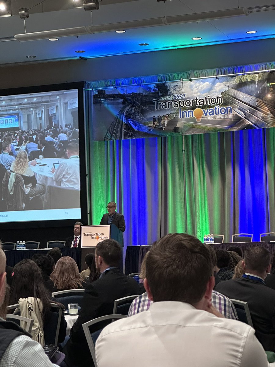 At #massDOT innovation conference in #thewoo <a href="/MassDOT/">Mass. Transportation</a> Sec. Tibbets-Nutt talking regional transportation, safety &amp; equity.