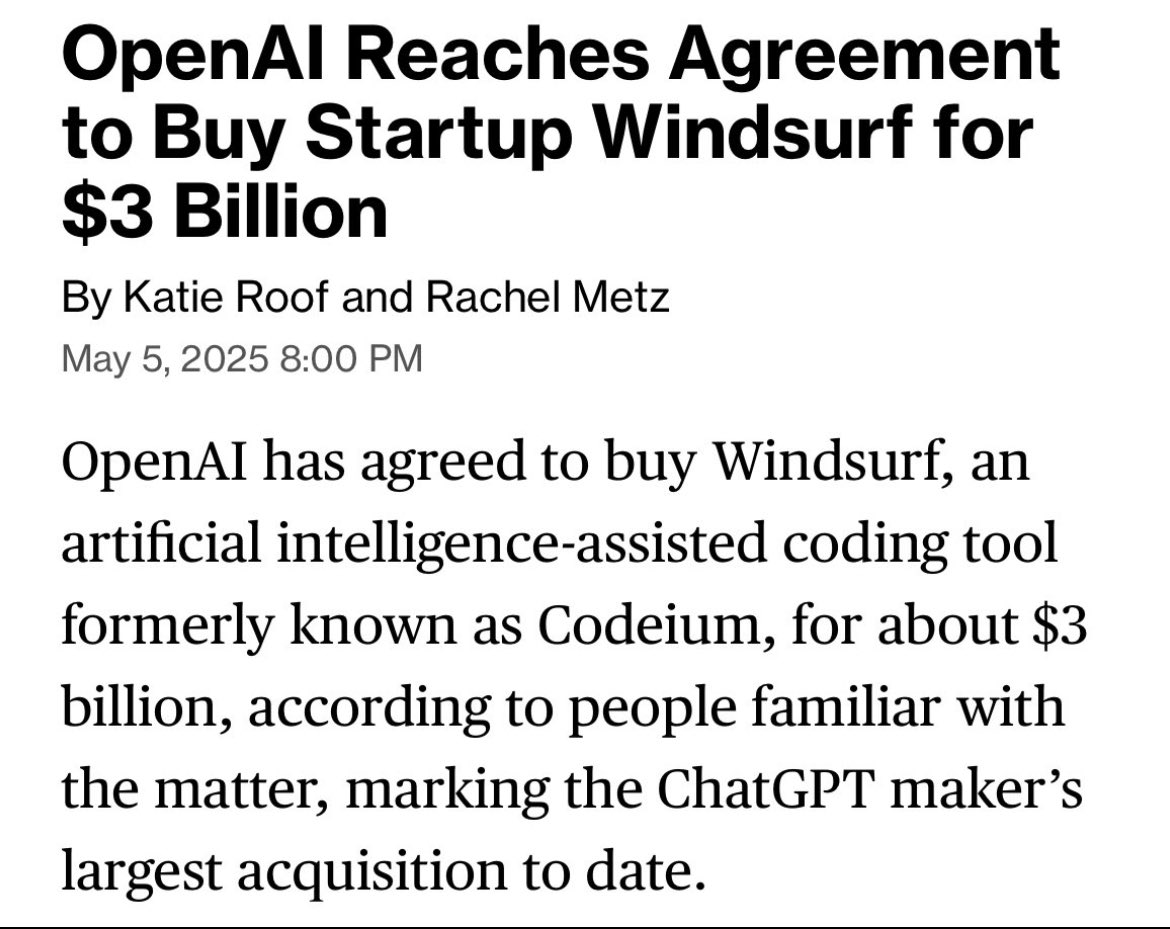 sparsh4128's tweet photo. 3 billion dollars for an extension built on a VSCode fork?! Unreal. https://t.co/HVxgKap9gD
