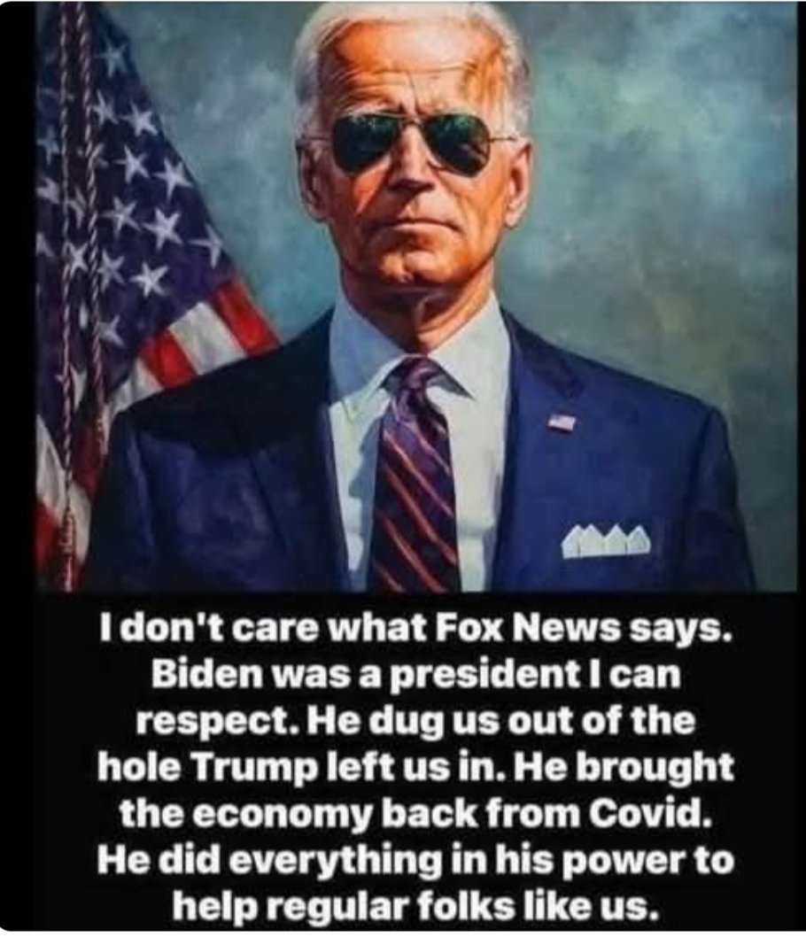 TinaMortonRRT's tweet image. Absolutely! #wishbidenwasstillpresident