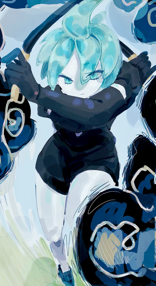 ※タップ推奨

#100日チャレンジ
 10日目『#フォスフォフィライト 』
#宝石の国  #ゴールデンウィークなので宝石の国絵でタイムラインをキラキラにしよう