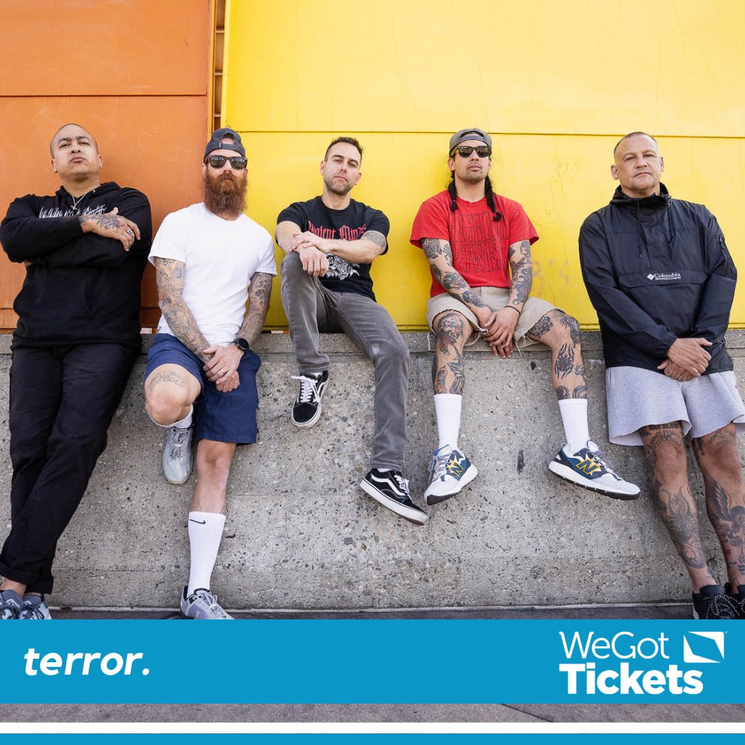 WeGotTickets (@wegottickets) on Twitter photo American hardcore punk legends <a href="/terrorhardcore/">𝔱 𝔢 𝔯 𝔯 𝔬 𝔯</a> bring the heavy to <a href="/NewCrossInn/">New Cross Inn</a> on Wednesday 18th June, with support from <a href="/jivebomb/">JIVEBOMB</a> & No Relief. 🤘
🎟️ wegottickets.com/af/586/event/6… American hardcore punk legends <a href="/terrorhardcore/">𝔱 𝔢 𝔯 𝔯 𝔬 𝔯</a> bring the heavy to <a href="/NewCrossInn/">New Cross Inn</a> on Wednesday 18th June, with support from <a href="/jivebomb/">JIVEBOMB</a> & No Relief. 🤘
🎟️ wegottickets.com/af/586/event/6…