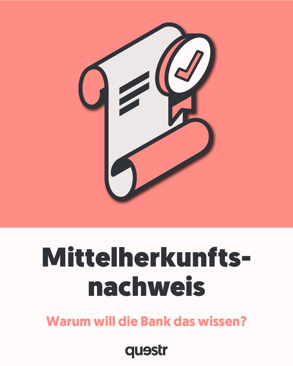 questr_io's tweet image. Du willst Bitcoin oder andere Coins in Euro tauschen – doch plötzlich stoppt die Bank deine Transaktion und will wissen, woher dein Krypto-Geld stammt?

🎯 Unsere Empfehlung:
Hol dir jetzt unsere kostenlose Checkliste für deinen Mittelherkunftsnachweis!
✔️ Alle nötigen Unterlagen…