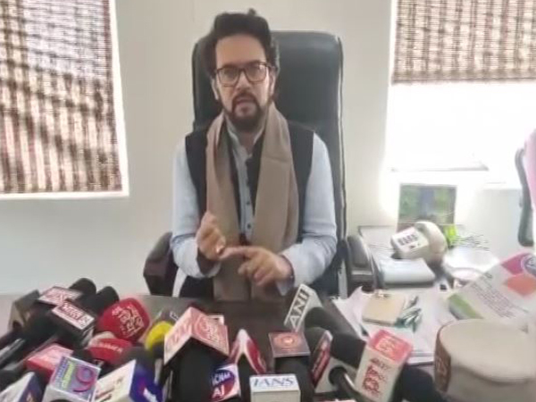ani_digital's tweet photo. "Congress chief is speaking language of Pakistan": BJP leader Anurag Thakur slams Mallikarjun Kharge

Read @ANI Story | https://t.co/sFogoco48w
#CongressChief #MallikarjunKharge #Pakistan #India #AnuragThakur https://t.co/Re7qpful44