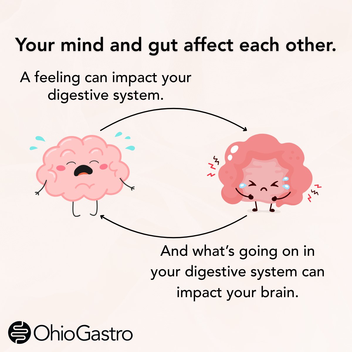 Your mind and gut are intricately related and affect each other. A feeling can impact your digestive system and what’s going on in your digestive system can impact your brain.

#nationalmentalhealthawarenessmonth #mentalhealth #mentalhealthawareness #digestivehealth