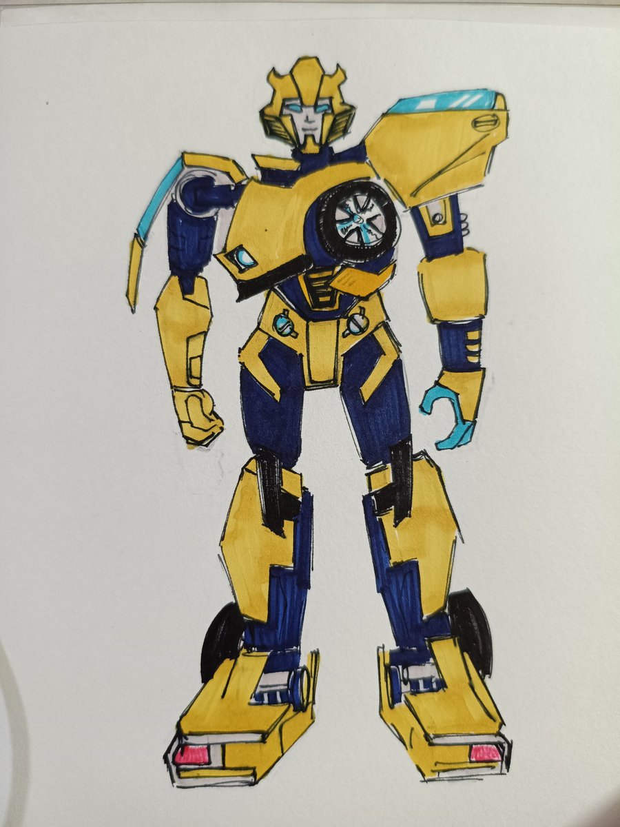 bumblebee design. tried to go asymmetrical with it