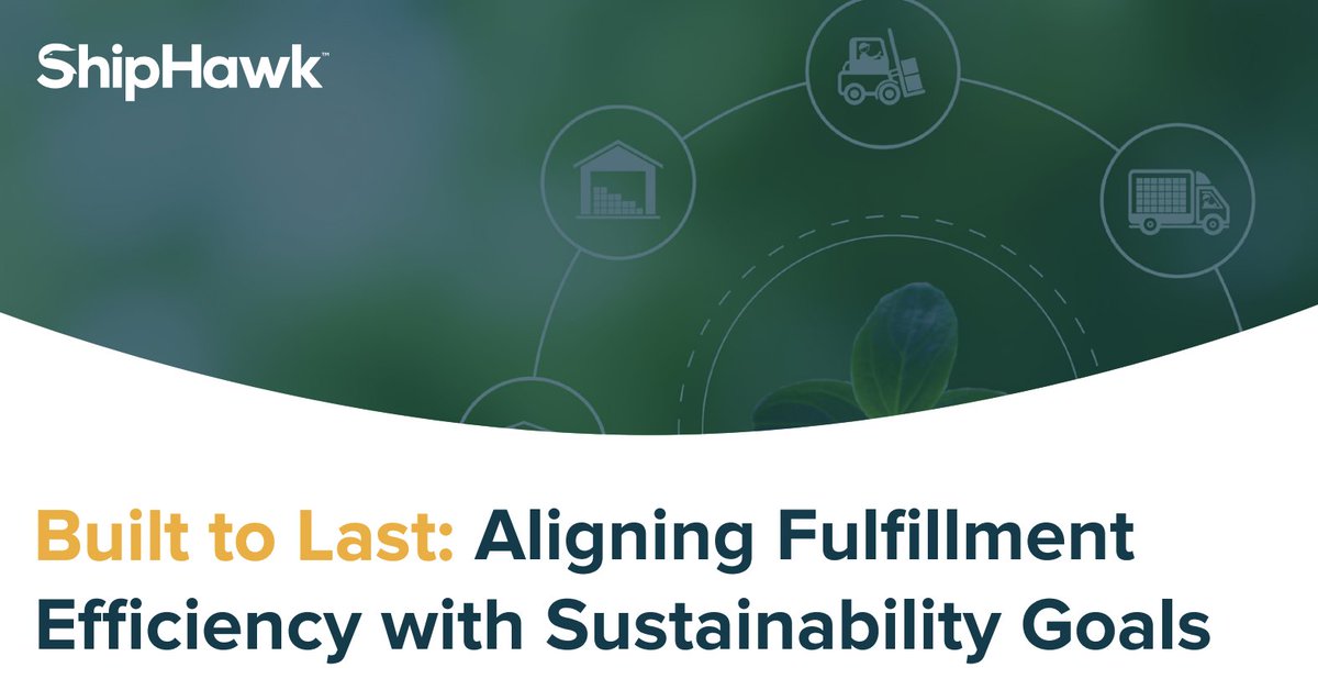 🌍 Sustainable fulfillment starts from the inside out. From smarter packing to optimized warehouse selection, learn how leading brands are building greener, more efficient operations in our latest white paper below. 

bit.ly/3EX5pp0.