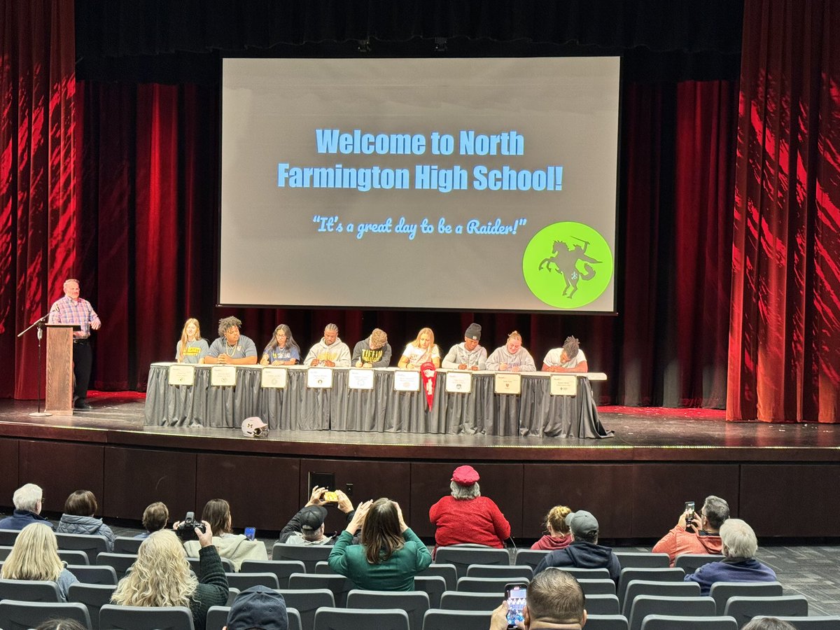 NF Signing Day! So proud of the student athletes and their accomplishments! Looking forward to watching them play at the next level.
