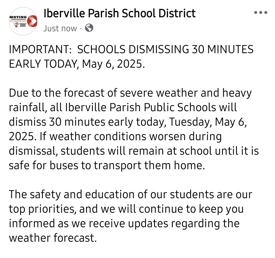 Iberville Schools (@ibervilleschool) on Twitter photo 