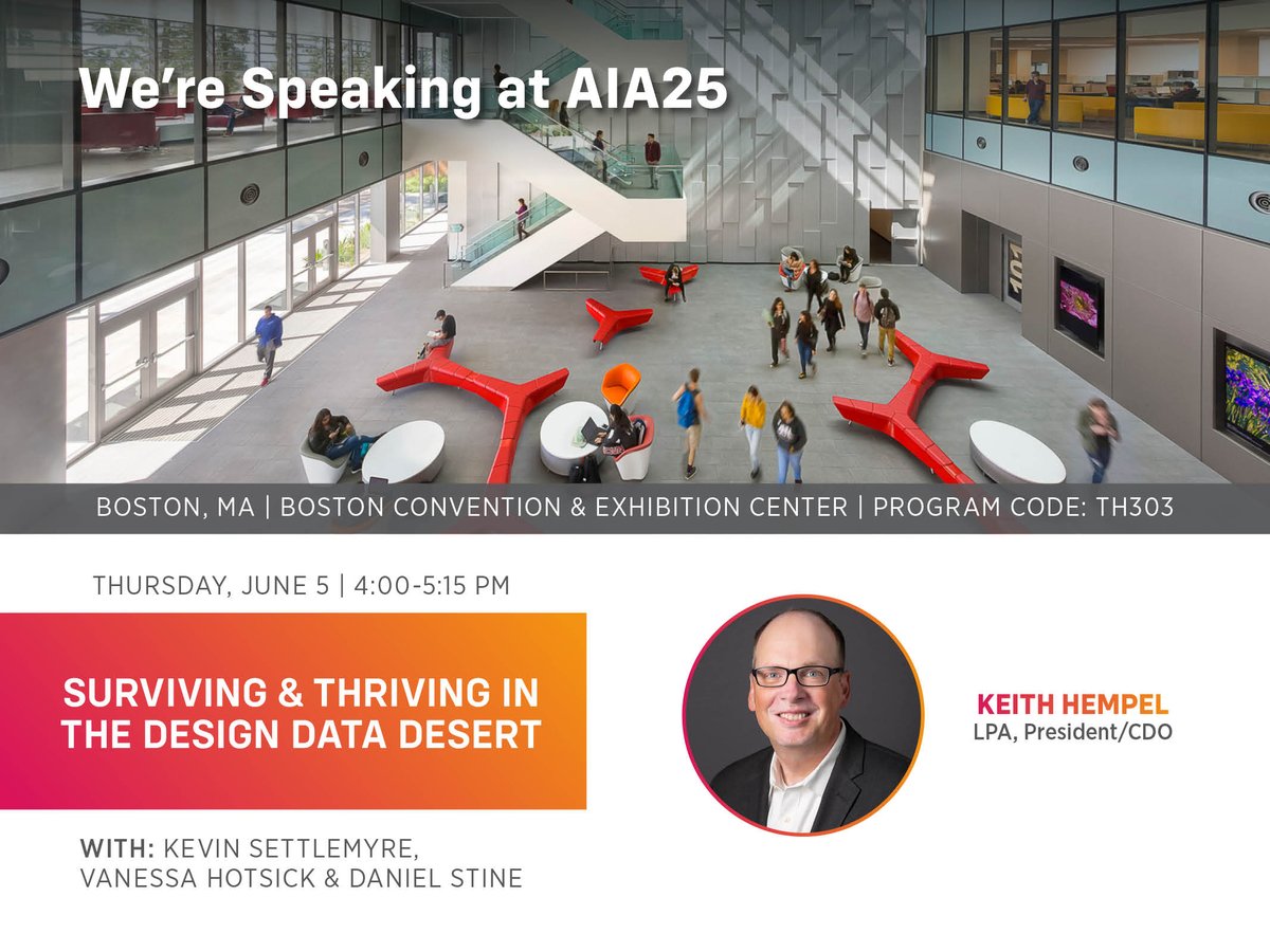 The path to net zero runs through data. At #AIA25, LPA’s Keith Hempel joins industry leaders to explore how firms can harness deep design data to improve building performance and drive innovation.
