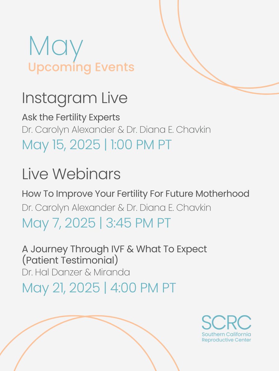 A new month brings new opportunities to learn, connect, and empower yourself on your fertility journey.

Join us for a month filled with expert insights, real conversations, and meaningful support. ✨

#TTC #IVF #FertilityJourney #Testimony #IVFJourney #WomensHealth #Fertility
