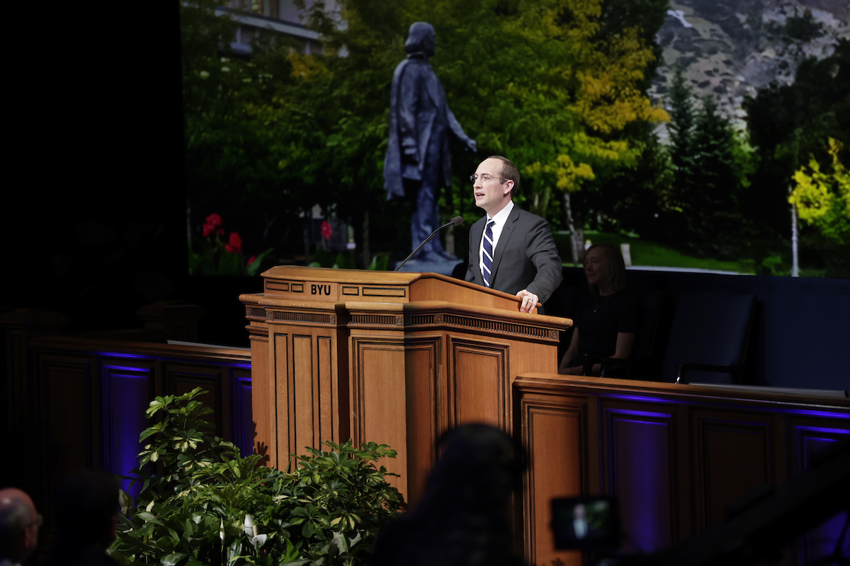 "Beware, then, my young friends, of falling prey to what President Reese has called the false dichotomy of thinking we must choose either reason or revelation–in fact, they are both indispensable in our quest for light and truth." - Hal Boyd
#BYUDevo