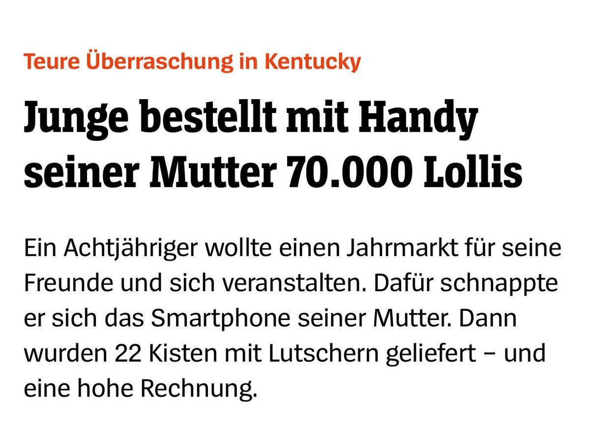 Absolut nachvollziehbar, meine Meinung