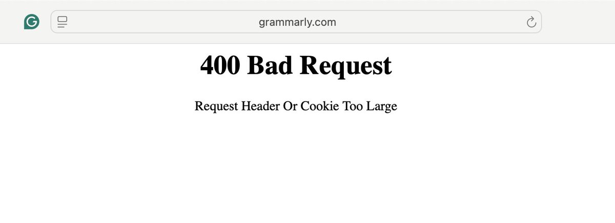 Allison Seale (@allyseale) on Twitter photo Anyone else finding that Grammarly is MIA?? This is what I get each time I try to sign in. <a href="/GrammarlyHelp/">Grammarly Support</a> Anyone else finding that Grammarly is MIA?? This is what I get each time I try to sign in. <a href="/GrammarlyHelp/">Grammarly Support</a>