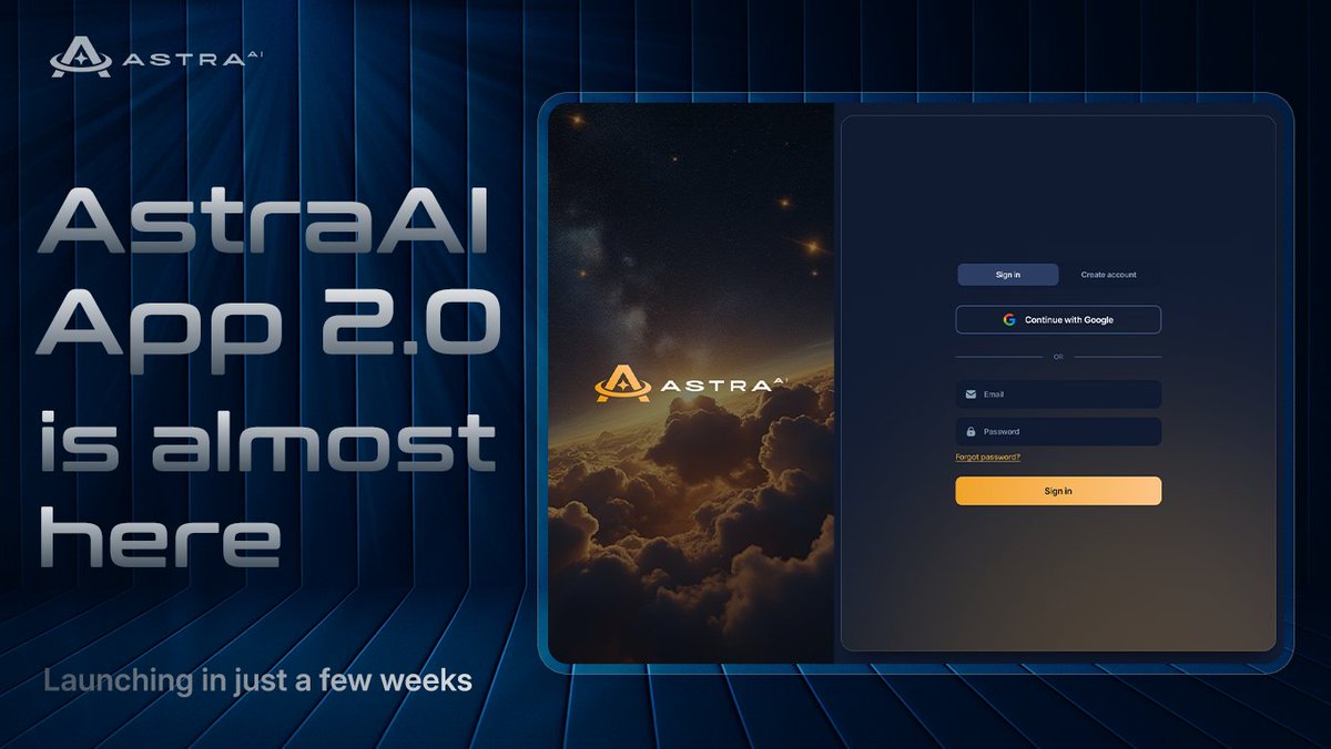 Something powerful is coming.
Meet the future of AI + Web3 in one seamless experience.
No staking. No waiting. Just hold $ASTRA and unlock real value.

Smarter tools. Faster access.
<a href="/AstraLabs_Inc/">AstraLabs Inc.</a> AI 2.0 — Your all-in-one gateway to the next digital frontier.
Launching soon.