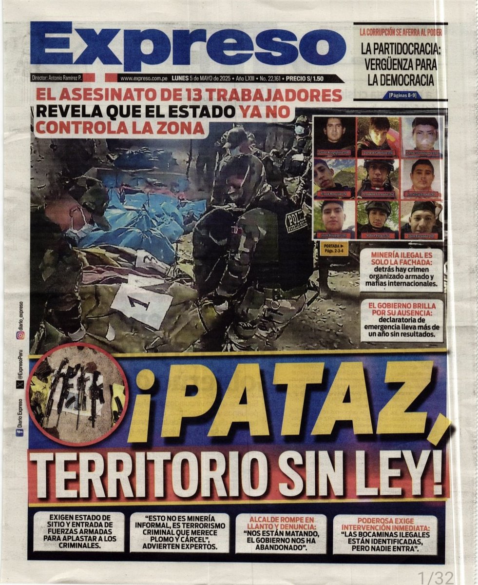 JoseBaellaMalca's tweet photo. No he visto ningún comunicado de alguna ong que "defiende los derechos humanos", manifestarse y condenar  sobre la tortura y asesinato de 13 peruanos en Pataz - Trujillo. Qué no tienen derechos ? O no es negocio perseguir a los autores, sino son policías o miembros de las FFAA. https://t.co/shmvKHgMdq