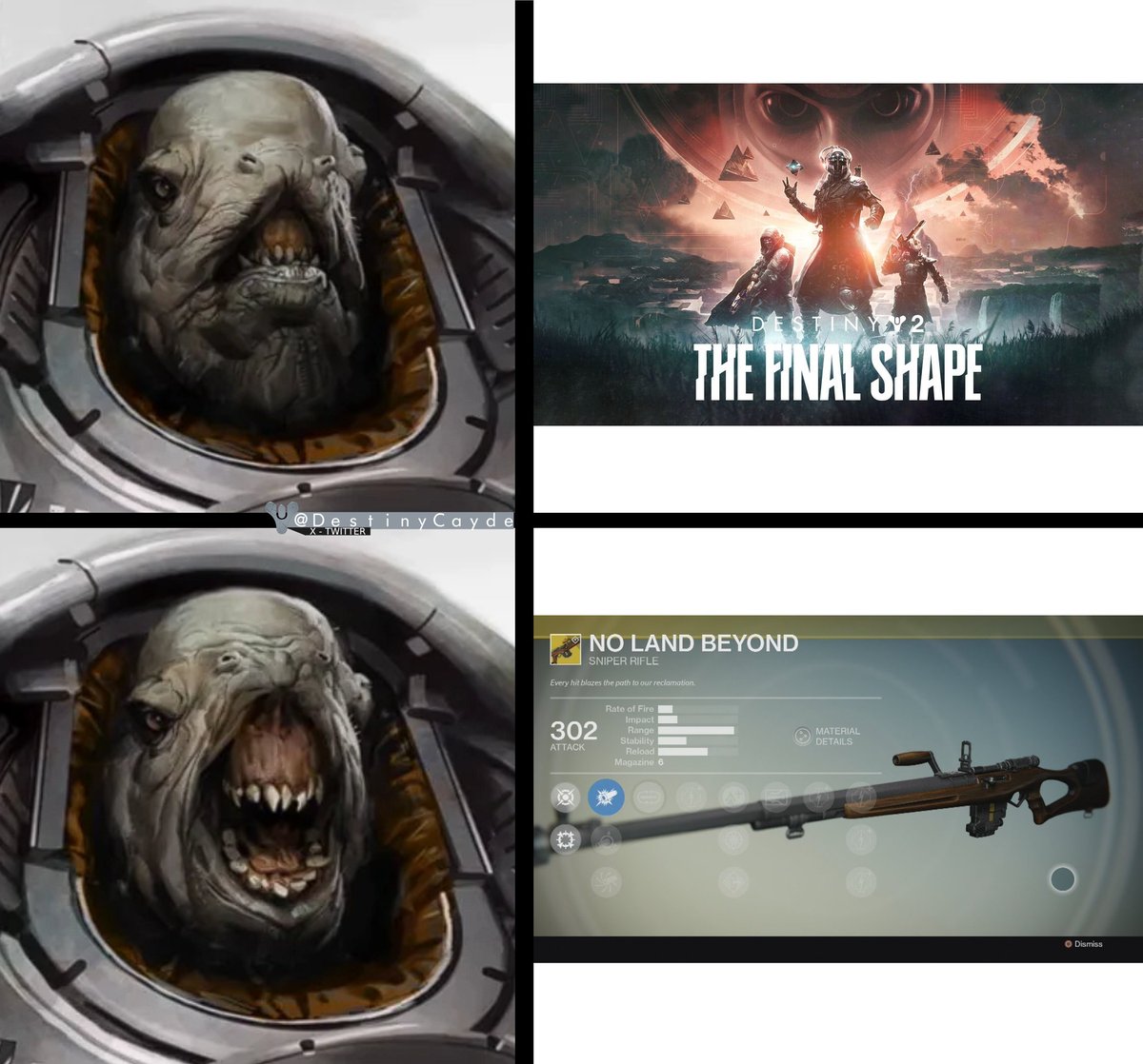 أفضل سلاح في اللعبة رجع
No Land Beyond