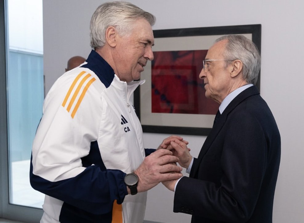 futebol_info's tweet photo. ⚠️ AGORA!

Ancelotti será o novo técnico da Seleção Brasileira.

O treinador italiano já acertou todos os detalhes da saída do Real Madrid, e o anúncio oficial da separação será feito após o clássico contra o Barcelona, neste domingo.

Ancelotti, inclusive, irá comandar o Brasil já nos jogos de junho, contra Equador e Paraguai, pelas Eliminatórias da Copa do Mundo.

🗞 @marca
📸 Real Madrid
