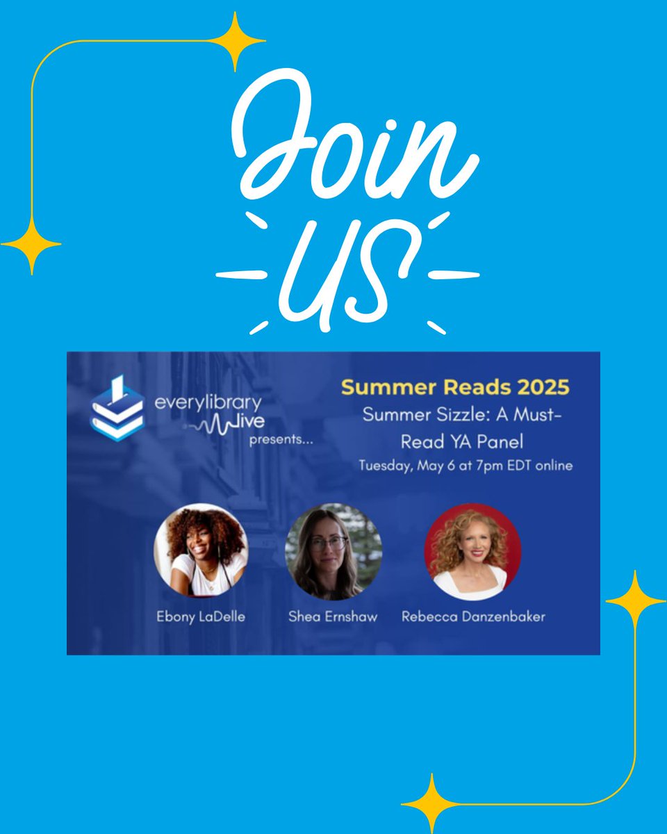 Ready to turn up the heat on your reading list? SUMMER READS 2025 is a virtual literary festival packed with bestselling authors, rising stars, and stories that sizzle. From steamy suspense to swoon-worthy YA, epic adventures, this is THE bookish event of the summer! Tonight join