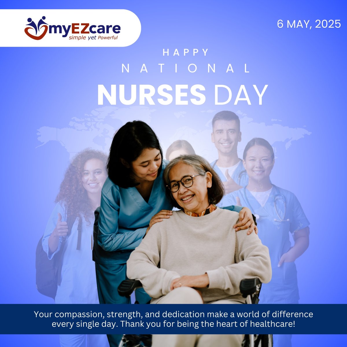 myEZcare - Simple yet Powerful (@myezcare) on Twitter photo "๐๐จ ๐๐ฏ๐๐ซ๐ฒ ๐ง๐ฎ๐ซ๐ฌ๐ ๐ฐ๐ก๐จ ๐๐ซ๐ข๐ง๐ ๐ฌ ๐๐จ๐ฆ๐๐จ๐ซ๐ญ, ๐ฌ๐ญ๐ซ๐๐ง๐ ๐ญ๐ก, & ๐๐๐ซ๐ โ
Thank you for being the heart of healthcare ๐"
Happy #๐๐๐ญ๐ข๐จ๐ง๐๐ฅ๐๐ฎ๐ซ๐ฌ๐๐ฌ๐๐๐ฒ ๐๐๐๐ from all of us at #myEZcare
#NursesRock #HomeCare #AdultDayCare #NursingAppreciation "๐๐จ ๐๐ฏ๐๐ซ๐ฒ ๐ง๐ฎ๐ซ๐ฌ๐ ๐ฐ๐ก๐จ ๐๐ซ๐ข๐ง๐ ๐ฌ ๐๐จ๐ฆ๐๐จ๐ซ๐ญ, ๐ฌ๐ญ๐ซ๐๐ง๐ ๐ญ๐ก, & ๐๐๐ซ๐ โ
Thank you for being the heart of healthcare ๐"
Happy #๐๐๐ญ๐ข๐จ๐ง๐๐ฅ๐๐ฎ๐ซ๐ฌ๐๐ฌ๐๐๐ฒ ๐๐๐๐ from all of us at #myEZcare
#NursesRock #HomeCare #AdultDayCare #NursingAppreciation