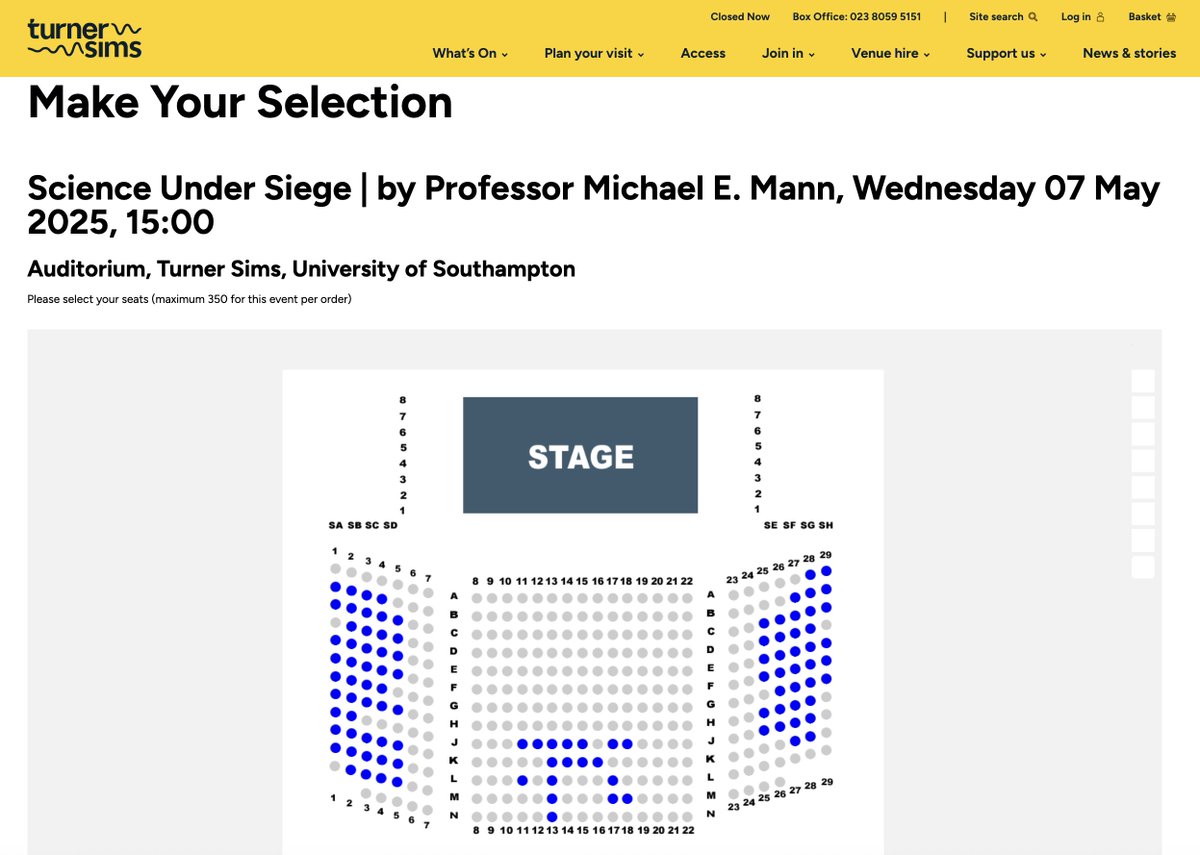 Prof Michael E. Mann (@michaelemann) on Twitter photo Folks in the Southampton UK area, seats STILL available for tomorrow's #ScienceUnderSiege lecture at <a href="/unisouthampton/">University of Southampton</a> | Preview of my forthcoming book (via
<a href="/HachetteUS/">Hachette Book Group</a>/<a href="/scribepub/">Scribe Publications</a>) w/ the great <a href="/PeterHotez/">Prof Peter Hotez MD PhD</a>
turnersims.co.uk/whats-on/scien… Folks in the Southampton UK area, seats STILL available for tomorrow's #ScienceUnderSiege lecture at <a href="/unisouthampton/">University of Southampton</a> | Preview of my forthcoming book (via
<a href="/HachetteUS/">Hachette Book Group</a>/<a href="/scribepub/">Scribe Publications</a>) w/ the great <a href="/PeterHotez/">Prof Peter Hotez MD PhD</a>
turnersims.co.uk/whats-on/scien…