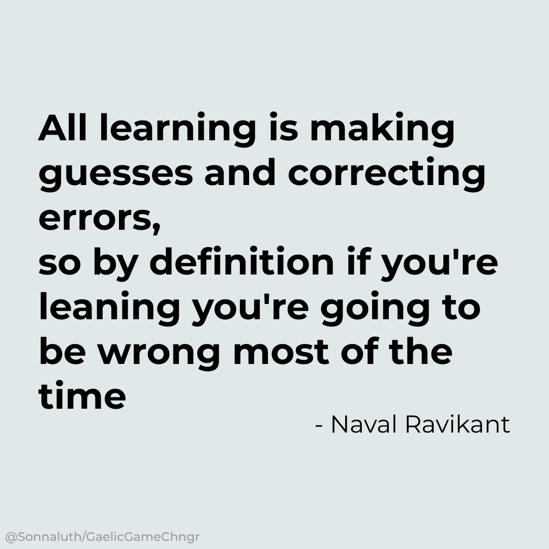 Something to think about when it comes to coaching⁣
⁣
How much of training design is actually tests that talented players pass first time which they get rewarded⁣ for
⁣
Maybe rebranding coaches to experience/environment designers would help shift the perspective on their role