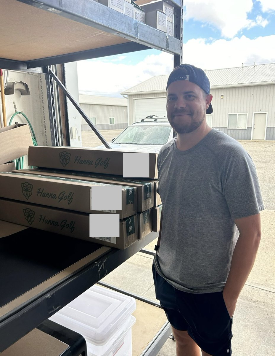 DoerflerJared's tweet photo. We soft-launched @HannaGolfCo a year ago and sold our first putter.

I launched out of necessity - I was down to $2,000 left in the bank account.

Starting this has been the hardest thing I have done in my career.

A look at the ups and downs of being in business for a year. https://t.co/LhSrswt12S