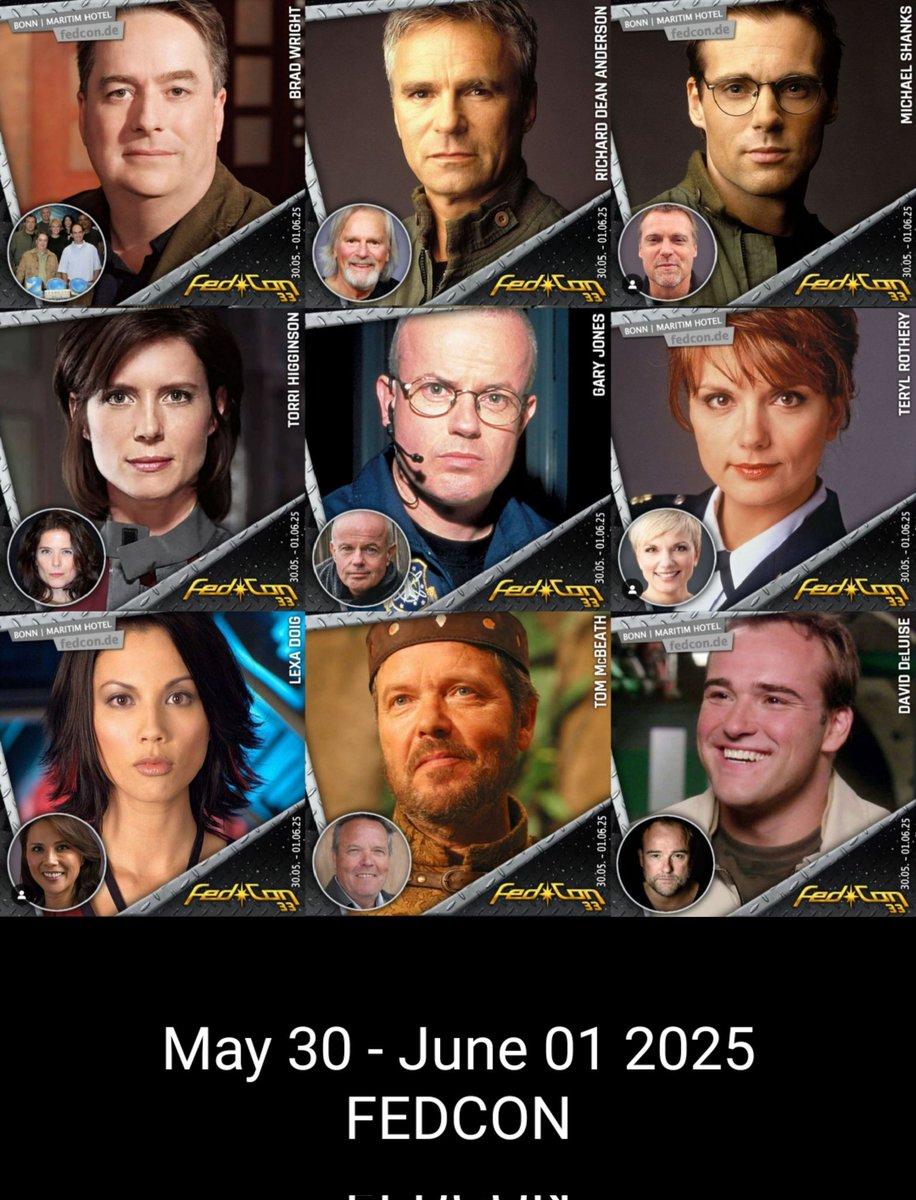 Stargate Now Europe (@stargatenow_eu) on Twitter photo Only 17 days to go until <a href="/starfuryevents/">Starfury Conventions</a> #Ascension in London/UK and 24 days until #FedCon in Bonn/Germany. Two great events for #Stargate fans.
Are you planning to go? Members of our team will be at both. #WeWantStargate Only 17 days to go until <a href="/starfuryevents/">Starfury Conventions</a> #Ascension in London/UK and 24 days until #FedCon in Bonn/Germany. Two great events for #Stargate fans.
Are you planning to go? Members of our team will be at both. #WeWantStargate