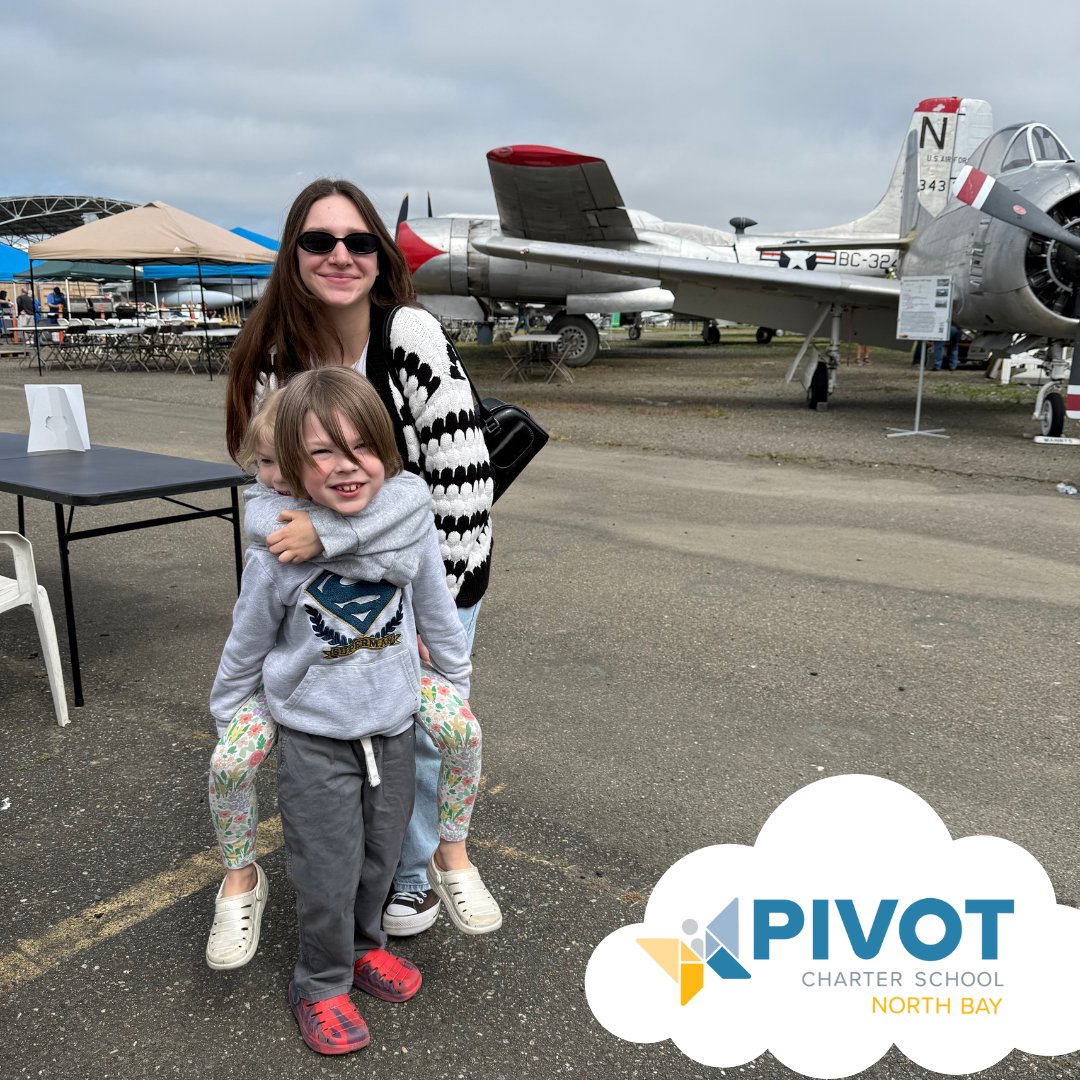 PivotNorthBay's tweet image. 🛩️ Up, up, and learning away! 

Pivot North Bay Elementary students took flight on a fun-filled field trip to the Pacific Coast Air Museum — exploring history, aviation, and imagination! 🛩️📚 

#PivotNorthBay #PacificCoastAirMuseum #LearningTakesFlight #STEMAdventures