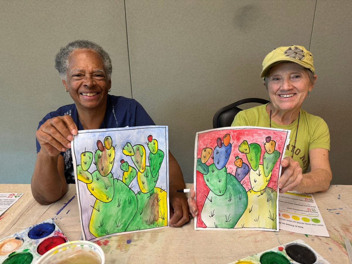 BeHeartsy's tweet photo. It’s a good week in Heartsy Land!!! We have tentatively been approved for $5,000 from Peoria’s 2025/2026 Non Profit Grant for more advanced art classes for our senior citizens! Yeaaaa!!!! 

Over the years our seniors have learned to weave, paint, sculpt with clay, zentangle, https://t.co/zOTZL4lZS0