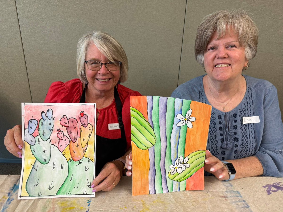 BeHeartsy's tweet photo. It’s a good week in Heartsy Land!!! We have tentatively been approved for $5,000 from Peoria’s 2025/2026 Non Profit Grant for more advanced art classes for our senior citizens! Yeaaaa!!!! 

Over the years our seniors have learned to weave, paint, sculpt with clay, zentangle, https://t.co/zOTZL4lZS0