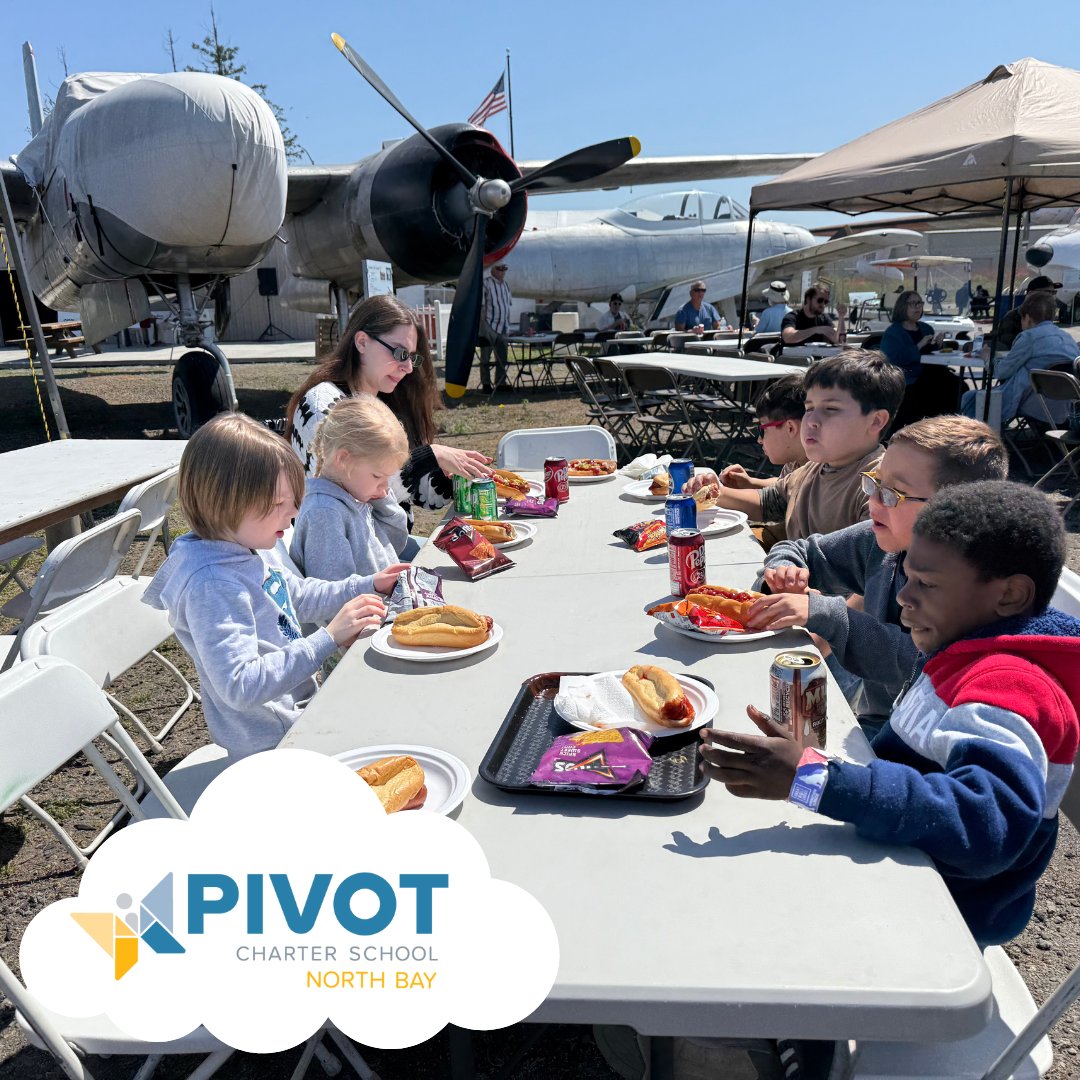 PivotNorthBay's tweet image. 🛩️ Up, up, and learning away! 

Pivot North Bay Elementary students took flight on a fun-filled field trip to the Pacific Coast Air Museum — exploring history, aviation, and imagination! 🛩️📚 

#PivotNorthBay #PacificCoastAirMuseum #LearningTakesFlight #STEMAdventures