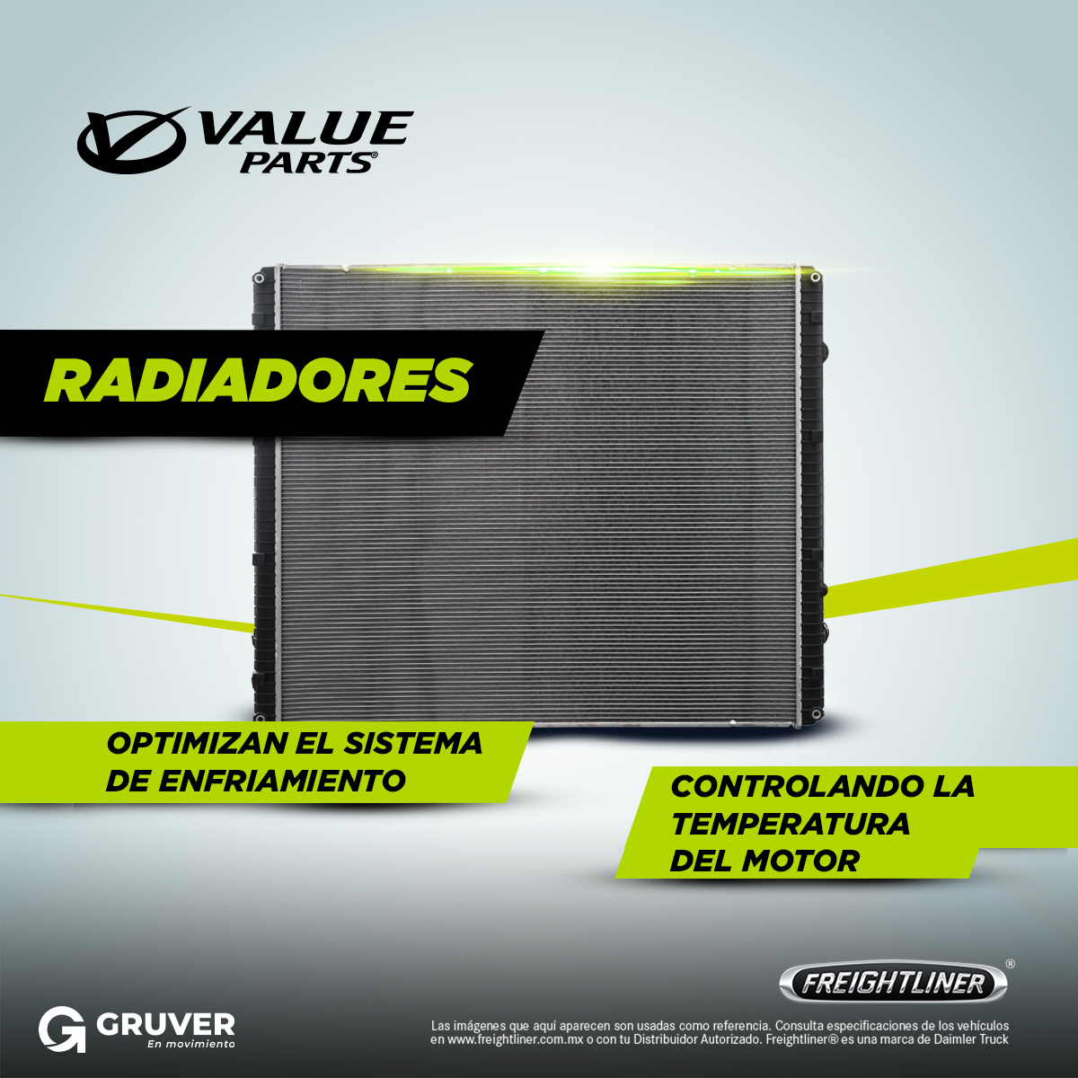 gruvercamiones's tweet image. ❄️ Radiadores Value Parts: Optimiza el sistema de enfriamiento de tu motor ❄️

Mantén la temperatura de tu motor bajo control con los radiadores de Value Parts. 🔧

#ValueParts #GRUVERCamiones #Freightliner #ParaTi