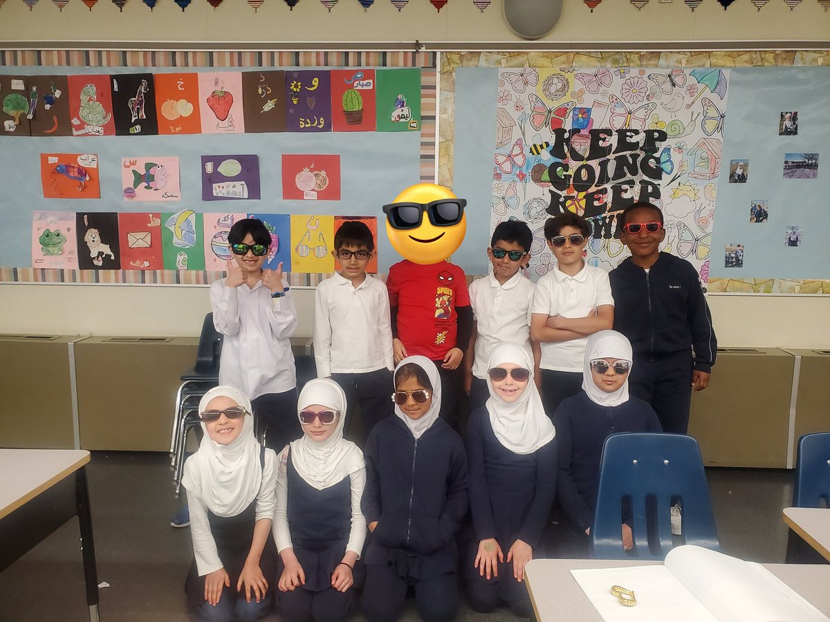 Lots of cool kids at FMIS today for school spirit week! 😎 <a href="/FMPSD/">Fort McMurray Public School Division</a> <a href="/MyMarkaz/">Markaz-Ul-Islam</a>