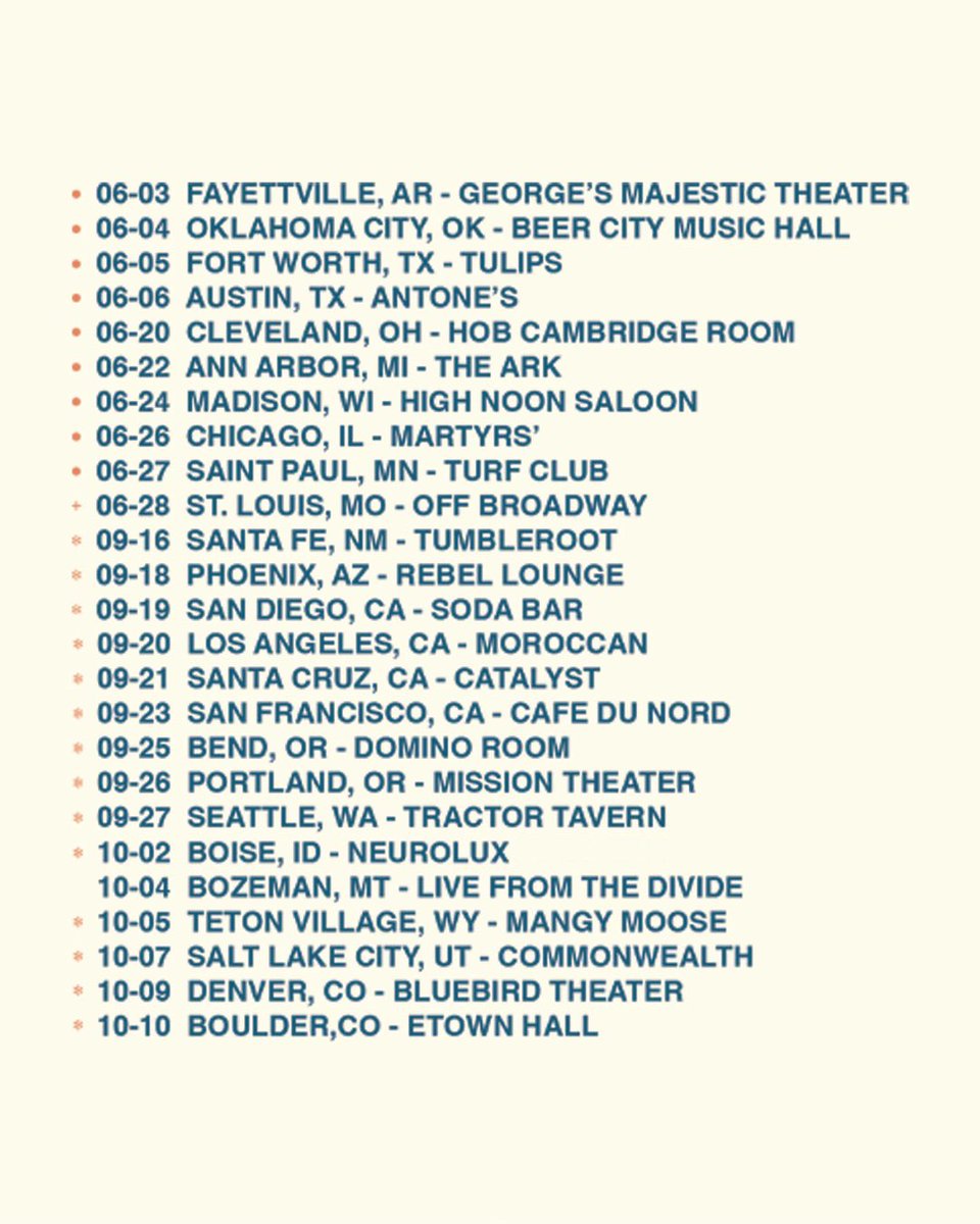 West Coast dates announced!
birdtalkermusic.com/tour